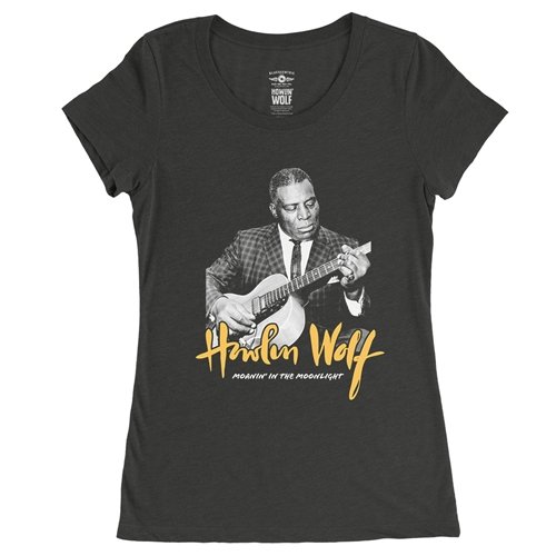 Howlin Wolf Moanin in the Moonlight Ladies T Shirt - Relaxed Fit