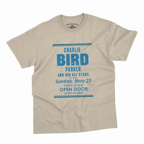 Charlie "Bird" Parker Concert T-Shirt - Classic Heavy Cotton