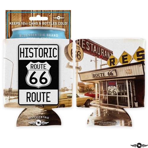 Route 66 12oz Can Coozie