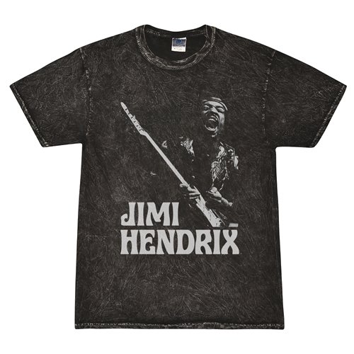 Small Batch Jimi Hendrix 1970 T-Shirt - Black Mineral Wash