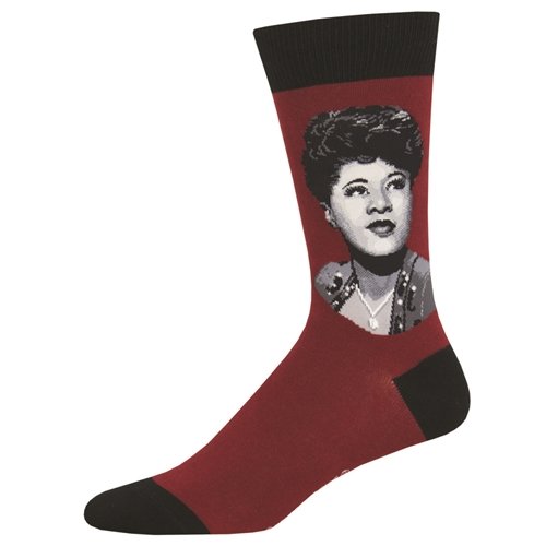 Official Ella Fitzgerald Socks - Burgundy