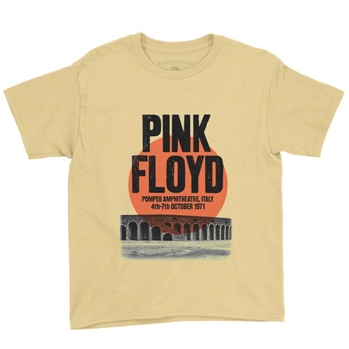 Pink Floyd Pompeii Vintage Concert Youth T-Shirt - Lightweight Vintage Children
