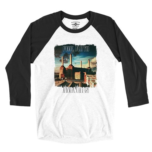 Pink Floyd Animals Album Cover Baseball T-Shirt