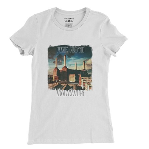 Pink Floyd Animals Album Cover Ladies T Shirt - Relaxed Fit