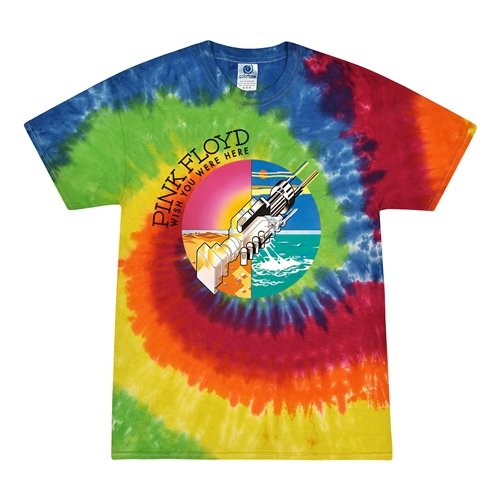 Small Batch Pink Floyd Robot Hands Tie-Dye T-Shirt - Moondance
