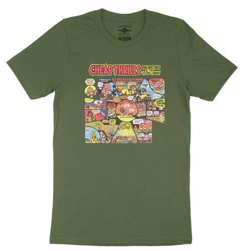Big Brother and the Holding Company Cheap Thrills T-Shirt - Lightweight Vintage Style