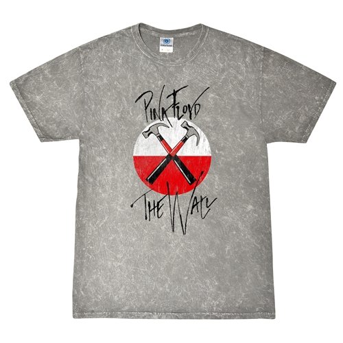 Small Batch Pink Floyd The Wall T-Shirt - Grey Mineral Wash