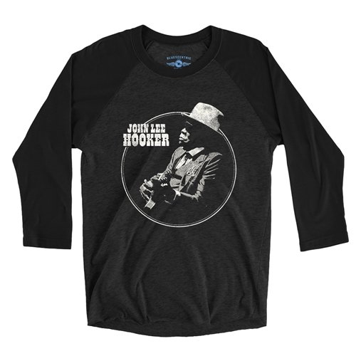 John Lee Hooker Circle Baseball T-Shirt