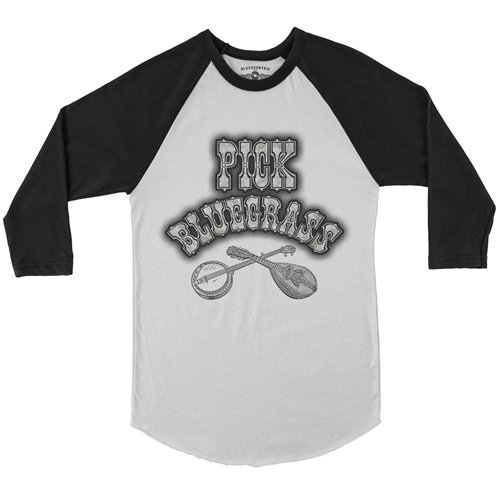 Pick Bluegrass Mother of Pearl Baseball T-Shirt