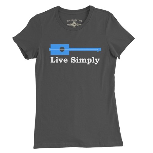 Live Simply Ladies T Shirt