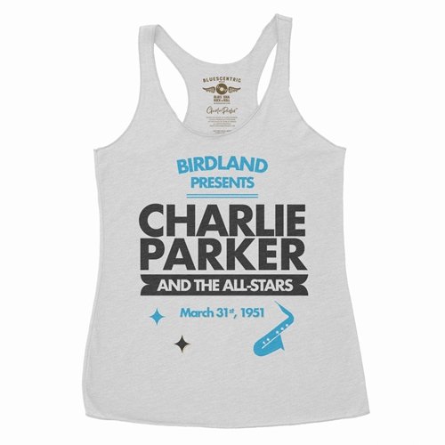 Charlie Parker Birdland Vintage Concert Racerback Tank - Women's
