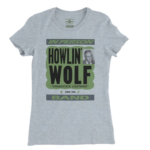 Howlin' Wolf In Person Ladies T Shirt - Relaxed Fit