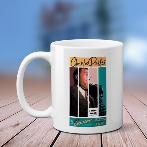 Graphic Charlie Parker 18th & Vine Coffee Mug