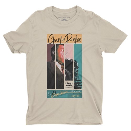 Graphic Charlie Parker 18th & Vine T-Shirt - Lightweight Vintage Style