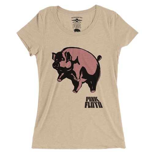 Pink Floyd Algie Pig Ladies T Shirt - Relaxed Fit
