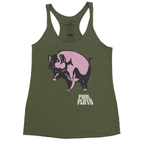 Pink Floyd Algie Pig Racerback Tank - Women's