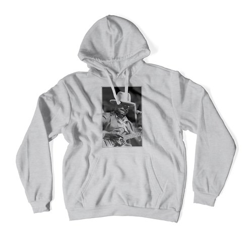 John Lee Hooker Black & White Photo Pullover Jacket