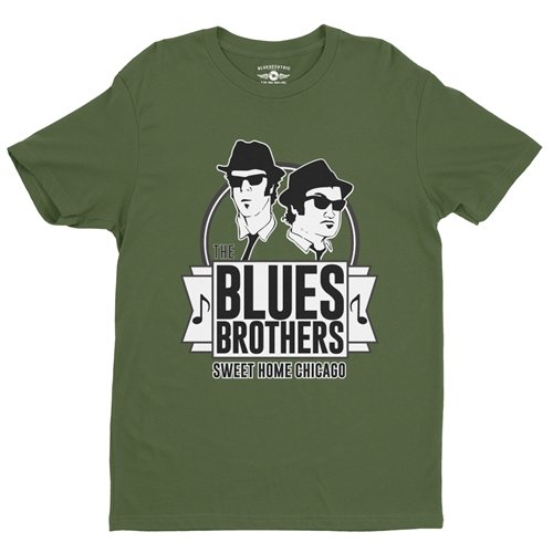 The Blues Brothers Sweet Home Chicago T-Shirt - Lightweight Vintage Style