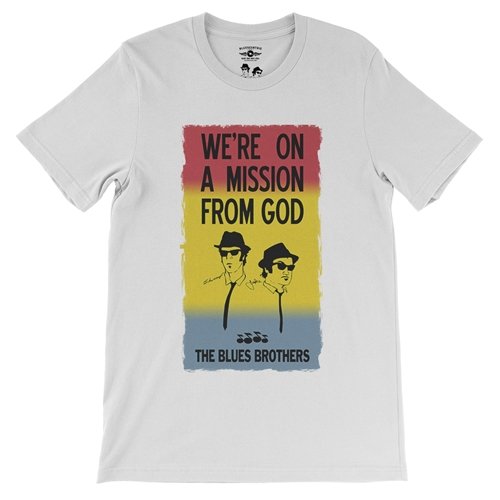 The Blues Brothers Poster T-Shirt - Lightweight Vintage Style