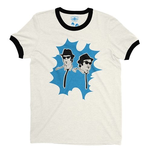 The Blues Brothers Blue Burst Ringer T-Shirt