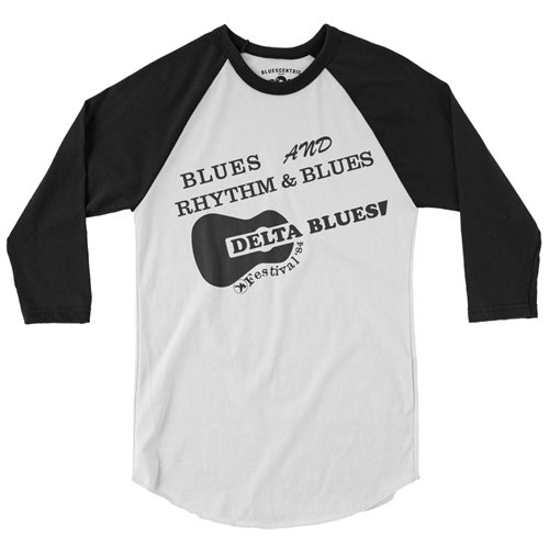 Small Batch Ltd Edition Delta Blues Fest 1984 Reissue Baseball T-Shirt