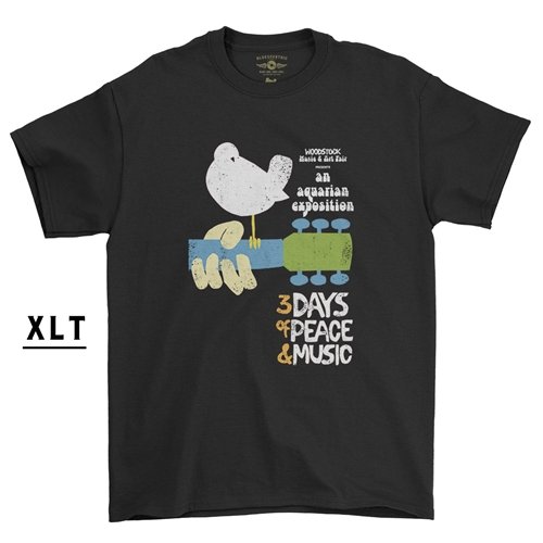 XLT Woodstock Festival Poster T-Shirt - Men's Big & Tall