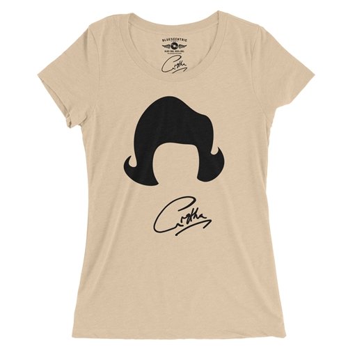 Aretha Franklin Flipped Bob Ladies T Shirt - Relaxed Fit