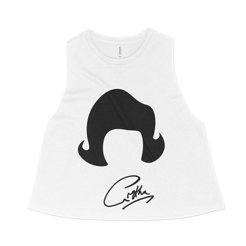 Aretha Franklin Flipped Bob Racerback Crop Top - Women's