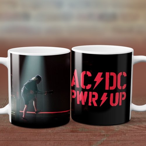 AC/DC Angus Young PWR UP Coffee Mug