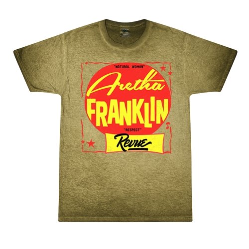 The Aretha Franklin Revue Oil-Wash T-Shirt - Green