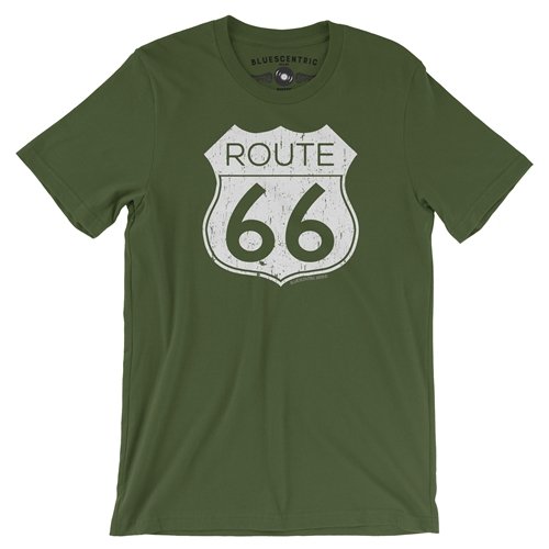 Route 66 T-Shirt - Lightweight Vintage Style