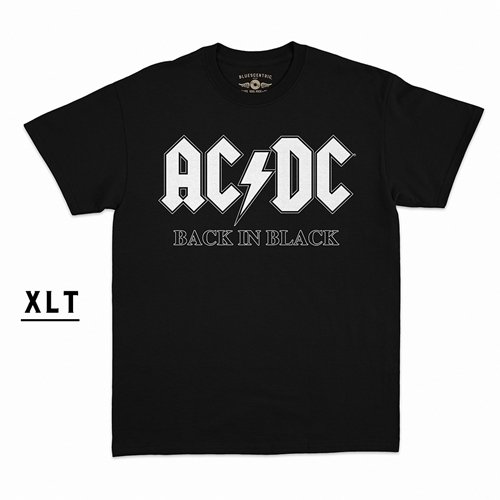 XLT AC/DC Back in Black Album Cover T-Shirt - Men's Big & Tall