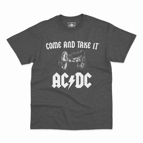 AC/DC Come And Take It Cannon T-Shirt - Classic Heavy Cotton