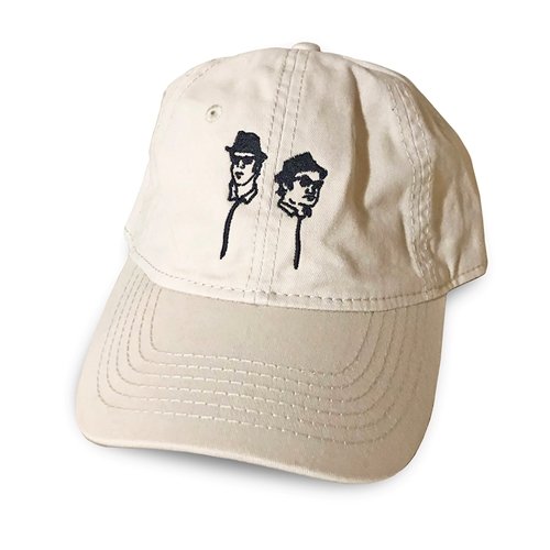 Blues Brothers Silhouette Unstructured Hat - Stone Wash Grey