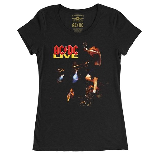 AC/DC Live Ladies T Shirt - Relaxed Fit