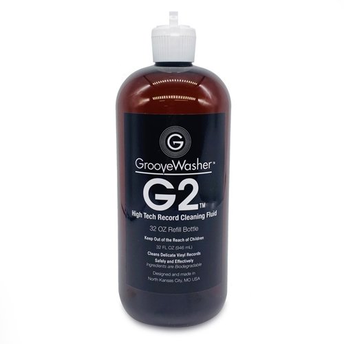 32oz Bottle GrooveWasher G2 Record Cleaning Fluid