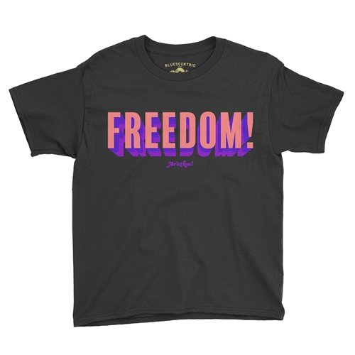 Aretha Franklin Freedom! Youth T-Shirt - Lightweight Vintage Children & Toddlers