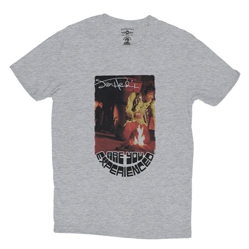 Hendrix Burning Guitar T-Shirt - Lightweight Vintage Style