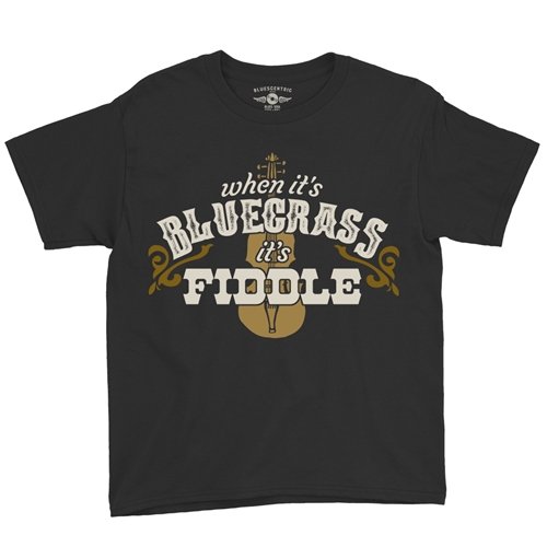 When it's Bluegrass it's Fiddle Youth T-Shirt - Lightweight Vintage Children & Toddlers