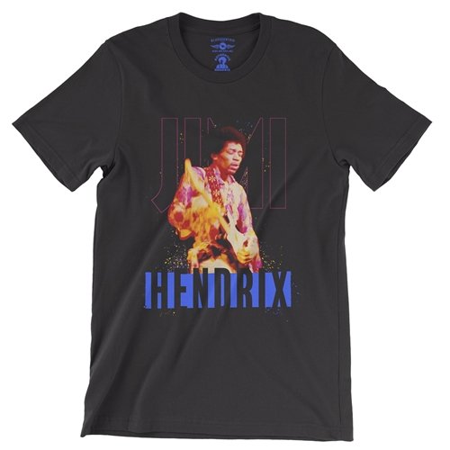 Hendrix Paint Splatter T-Shirt - Lightweight Vintage Style