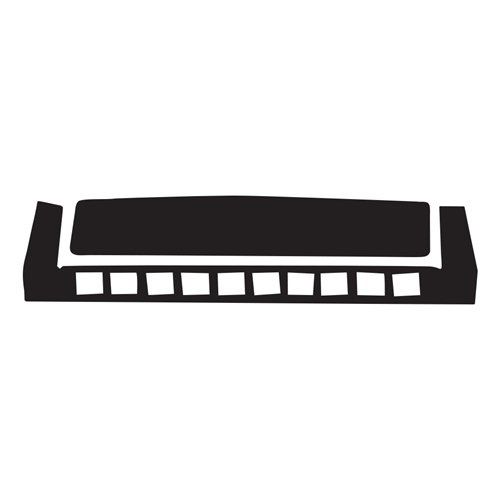Harmonica Vinyl Decal