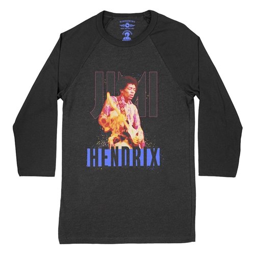 Hendrix Paint Splatter Baseball T-Shirt