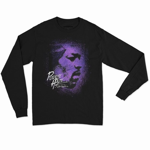 Jimi Hendrix Purple Haze Long Sleeve T-Shirt