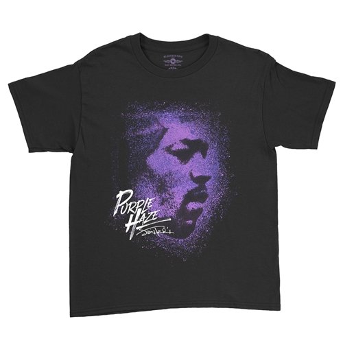 Jimi Hendrix Purple Haze Youth T-Shirt - Lightweight Vintage Children & Toddlers