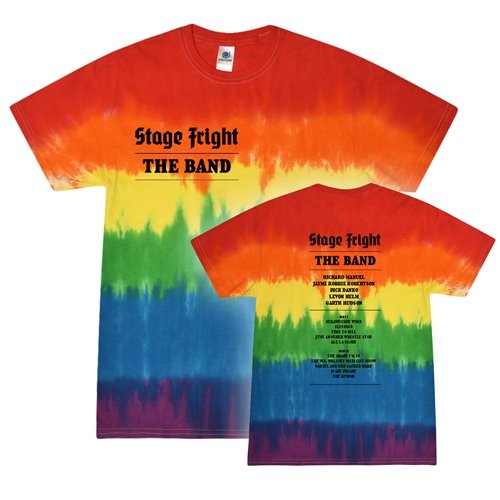 Ltd. Edition The Band - Stage Fright 50th Anniversary Double-Sided Tie-Dye T-Shirt