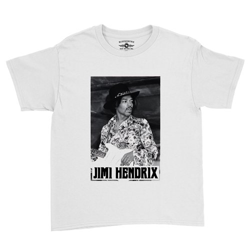 Jimi Hendrix Guitar Youth T-Shirt - Lightweight Vintage Children & Toddlers