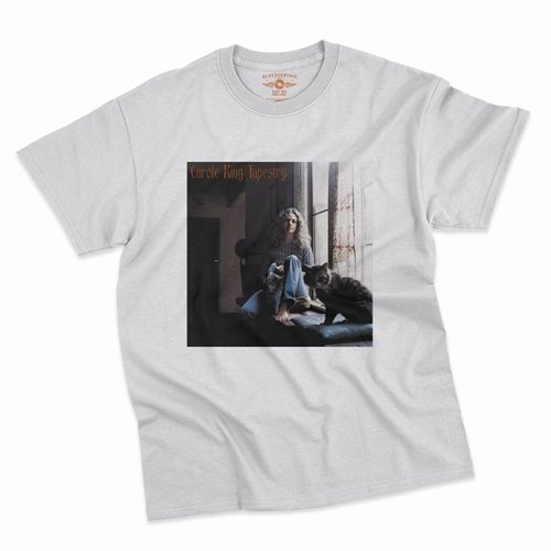 Carole King Tapestry Album T-Shirt – Classic Heavy Cotton Carole King Tapestry Album T-Shirt – Classic Heavy Cotton