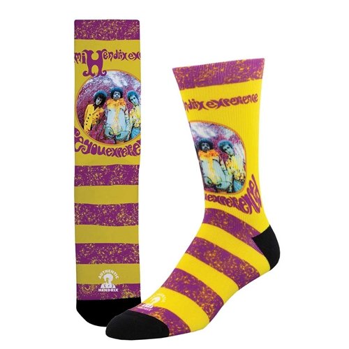360 Print Men's Jimi Hendrix Are You Experienced Socks - LARGE/XL