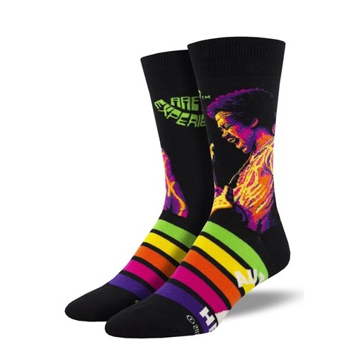Men's Psychedelic Rainbow Jimi Hendrix Experience Socks