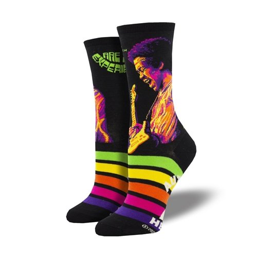Women's Psychedelic Rainbow Jimi Hendrix Experience Socks